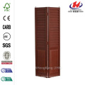 18 in. x 80 in. 3 in. Louver/Panel Cherry Composite Interior Bi-fold Door